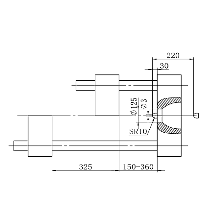 Kunststof auto-onderdelen Vaste pomp spuitgietmachine SLA108