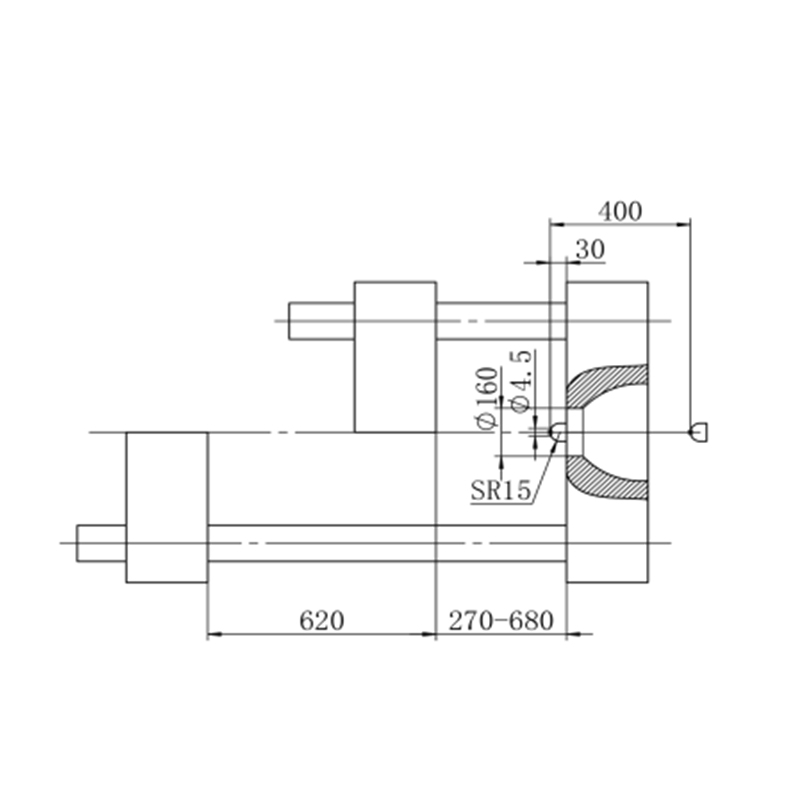 Custom carrosseriedeel Vaste pomp spuitgietmachine SLA368