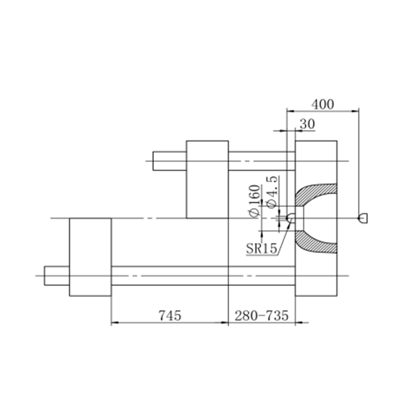 Kunststof onderdelen Vaste pomp spuitgietmachine SLA428